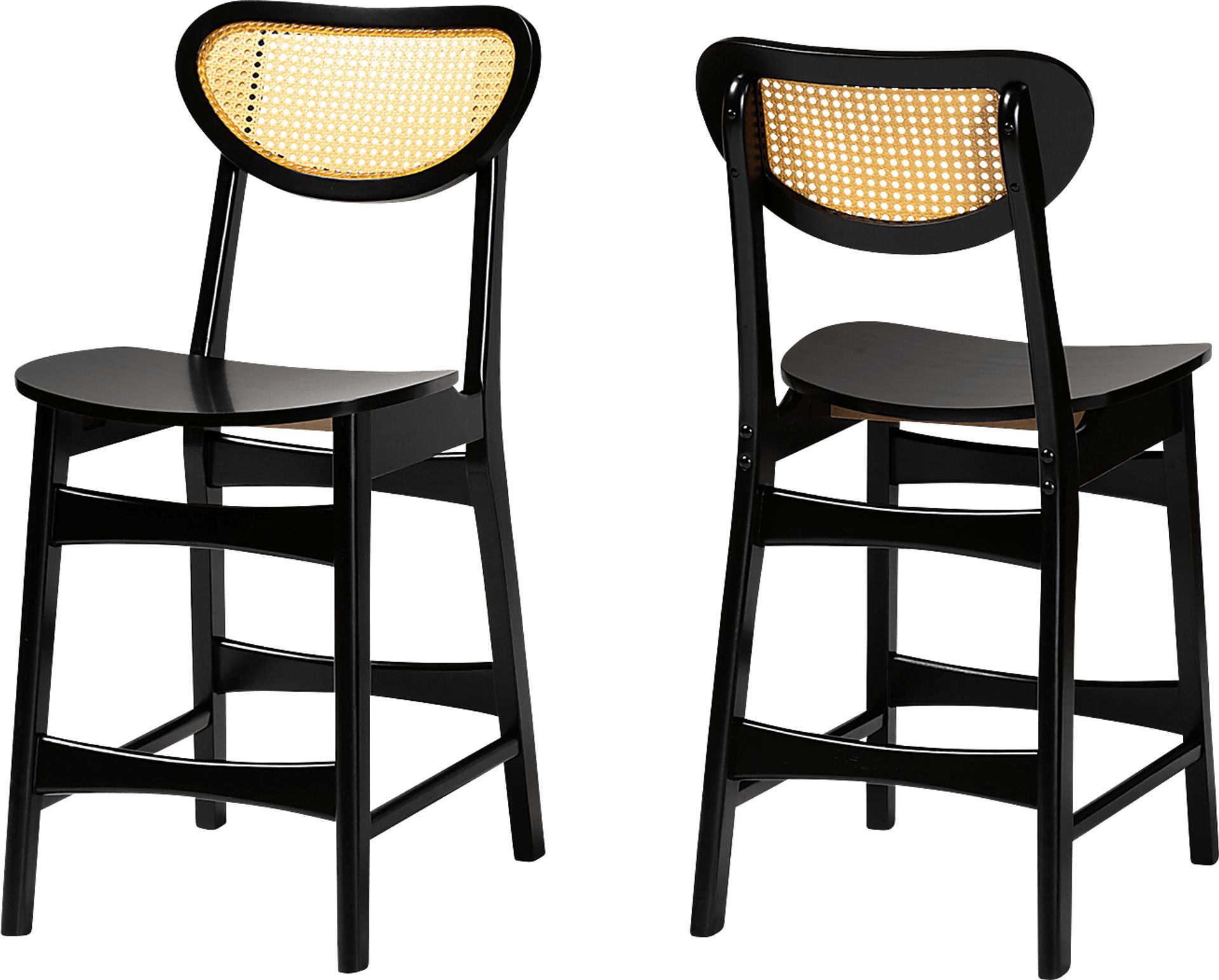 Traminer Dark Brown Counter Stool, Set of 2 - Image 1