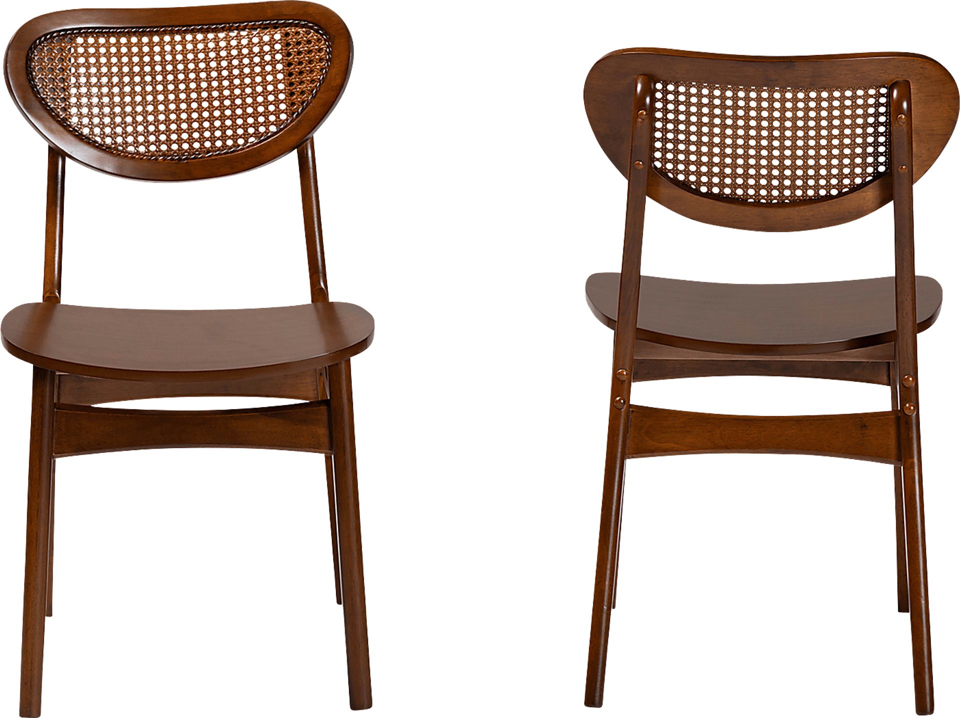 Traminer Walnut Brown Dining Chair, Set of 2 - Image 3