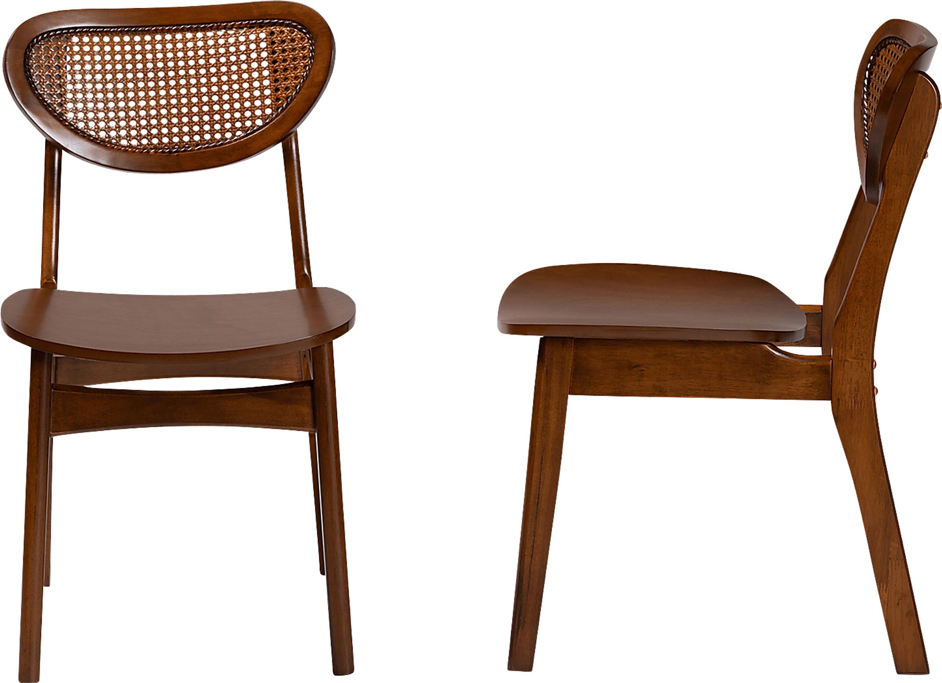 Traminer Walnut Brown Dining Chair, Set of 2 - Image 4