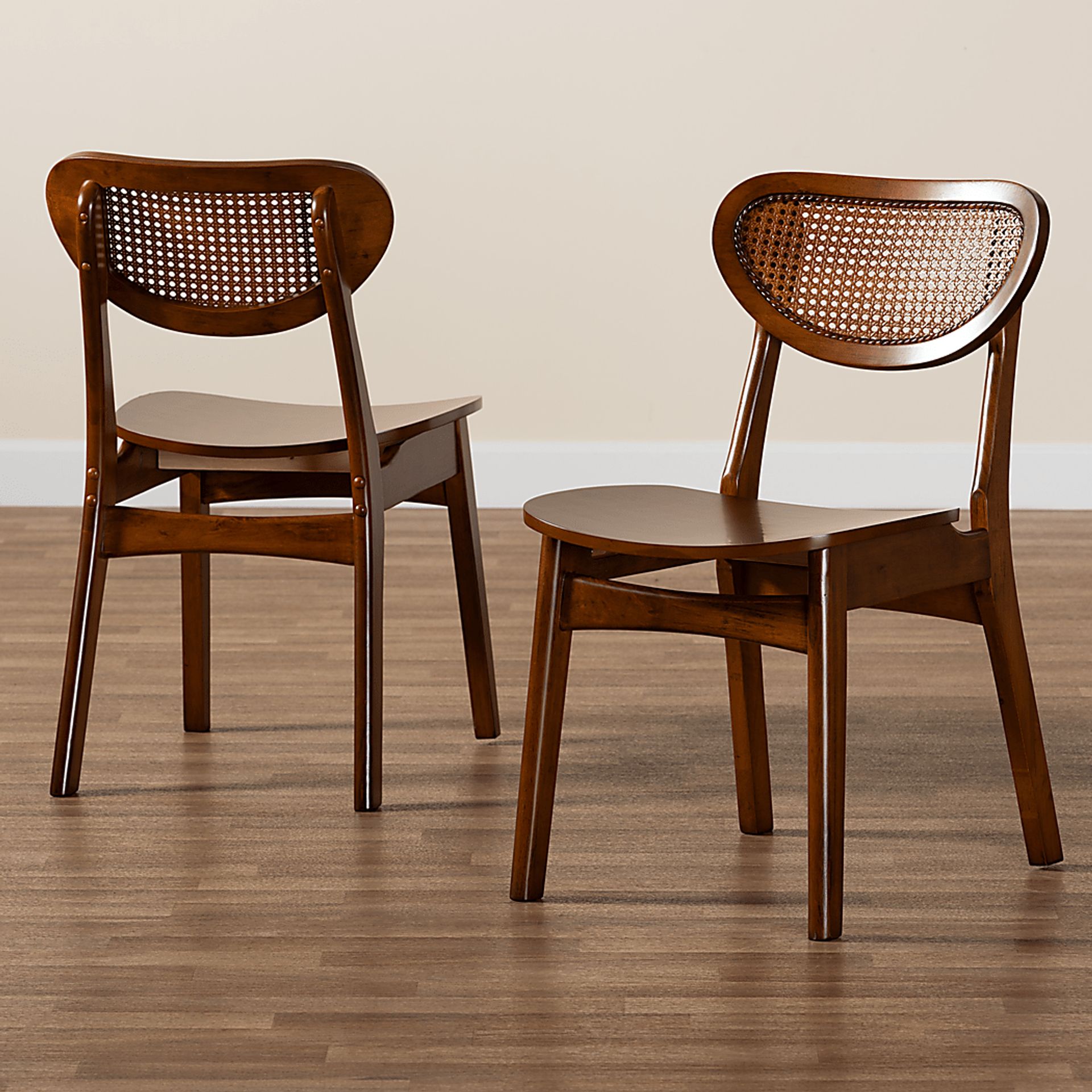 Traminer Walnut Brown Dining Chair, Set of 2 - Image 7