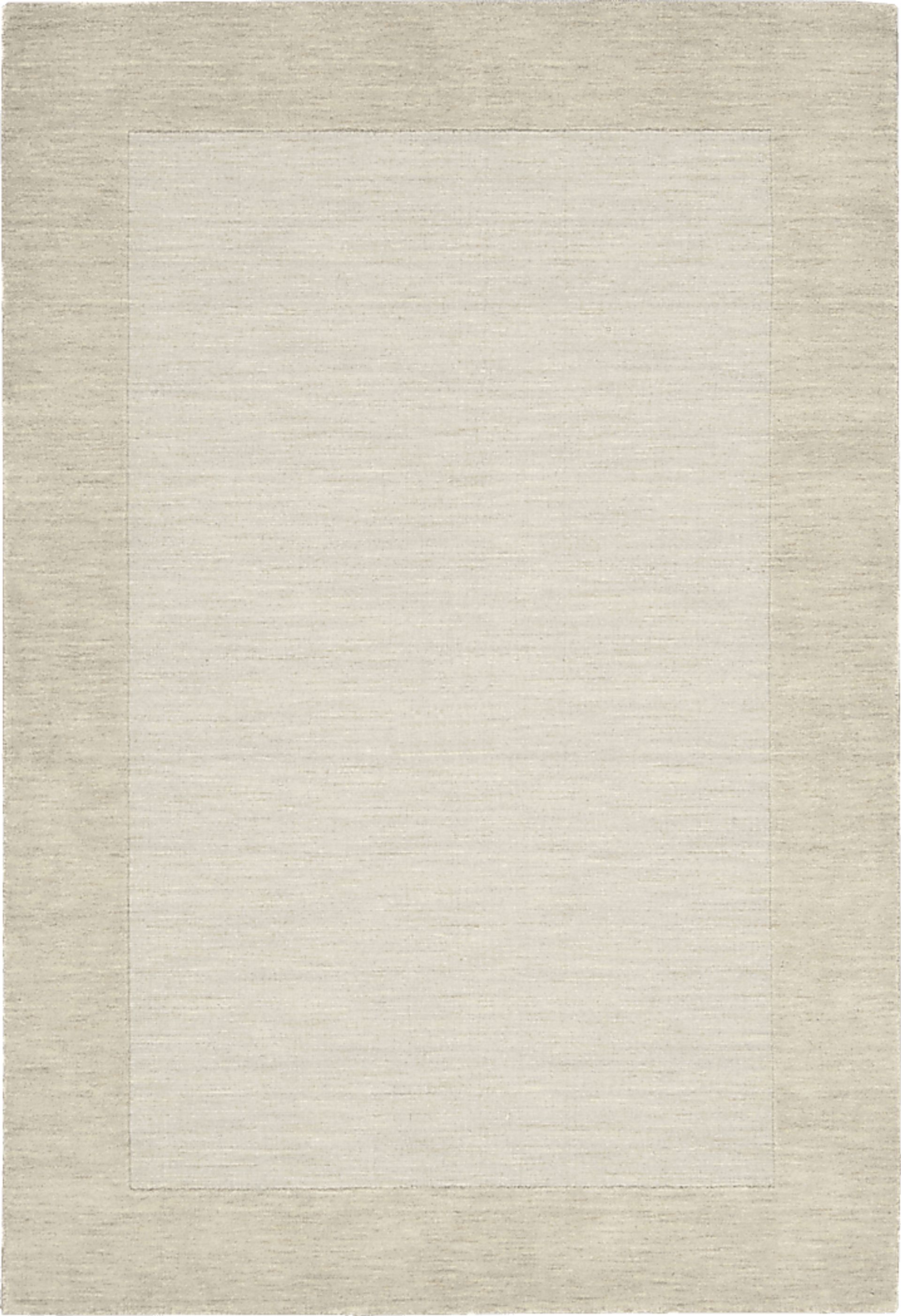 Tranquil Ripple Cream 5'6 x 7'5 Rug - Image 1