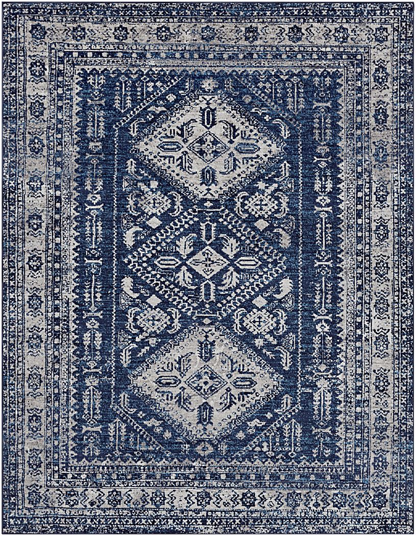 Transcom IV Navy 7'10 x 10'2 Rug