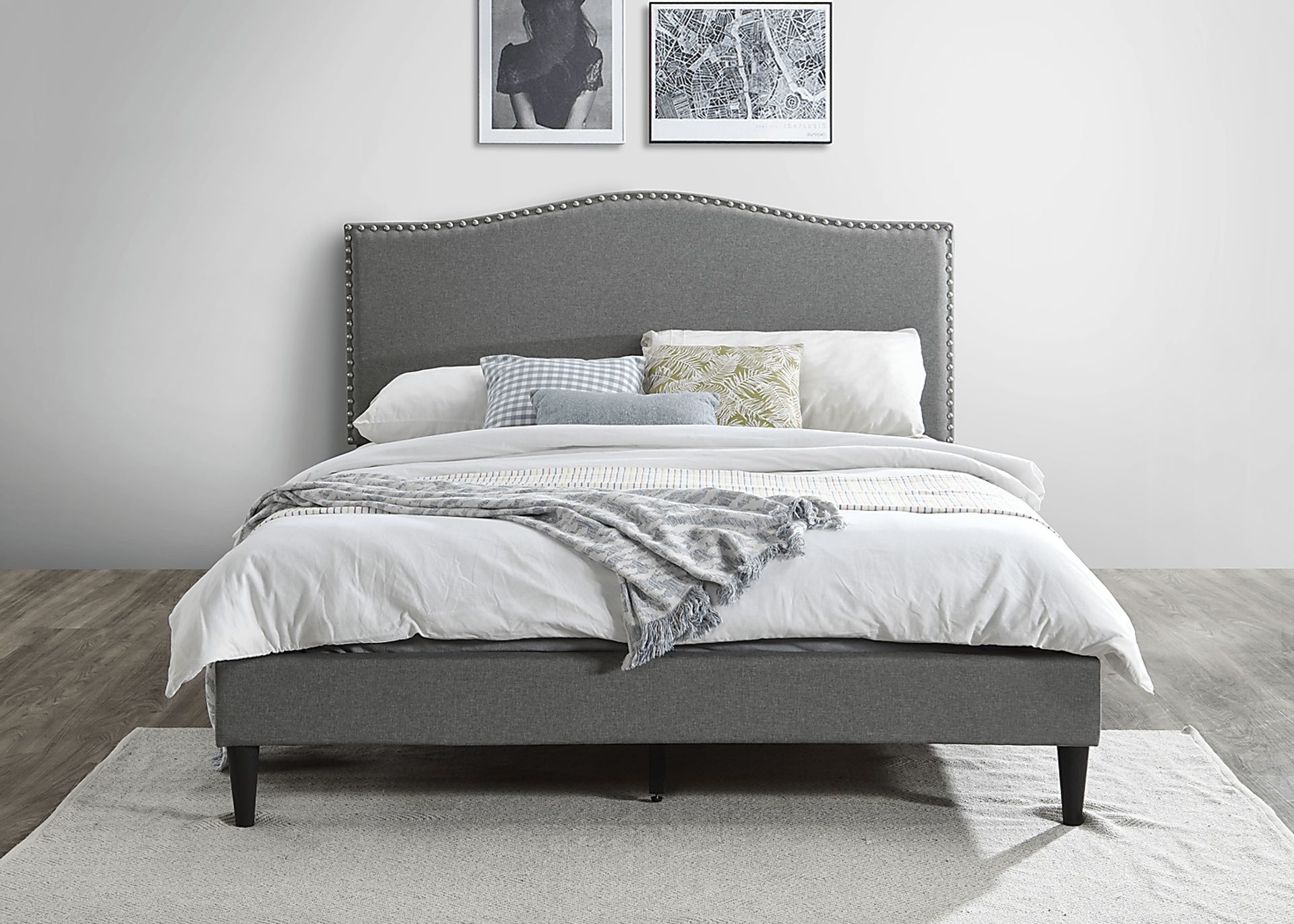 Trapon Gray King Bed - Image 4