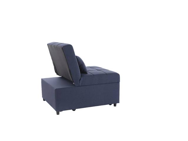 Traskwood Blue Sleeper Chair - Thumbnail - Image 4