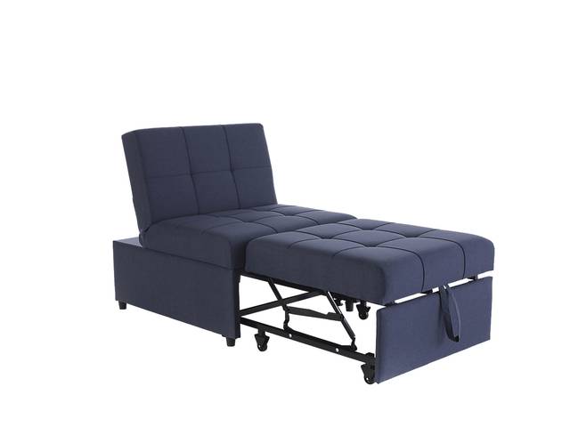 Traskwood Blue Sleeper Chair - Thumbnail - Image 9