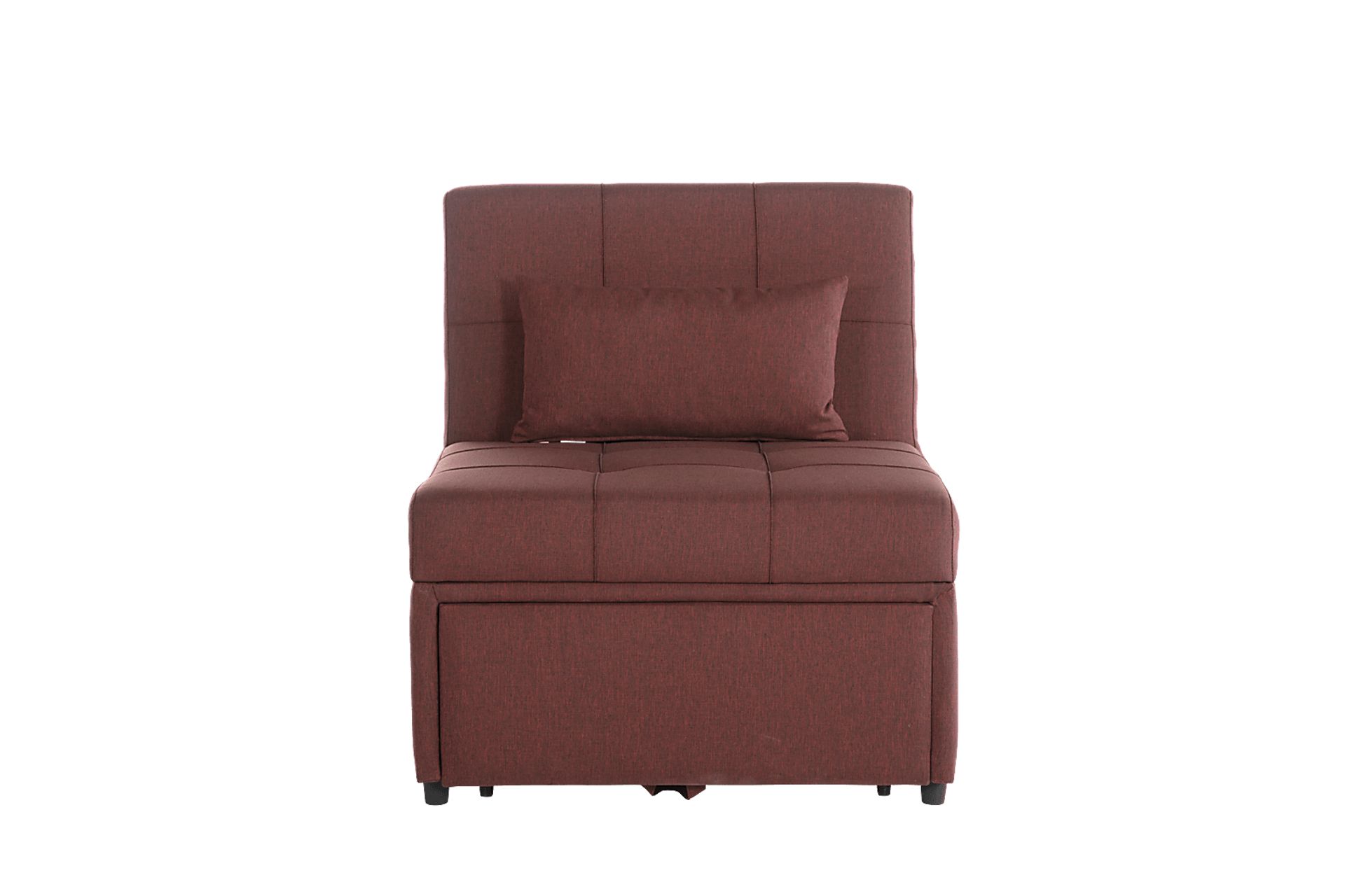 Traskwood Burgundy Sleeper Chair - Image 2