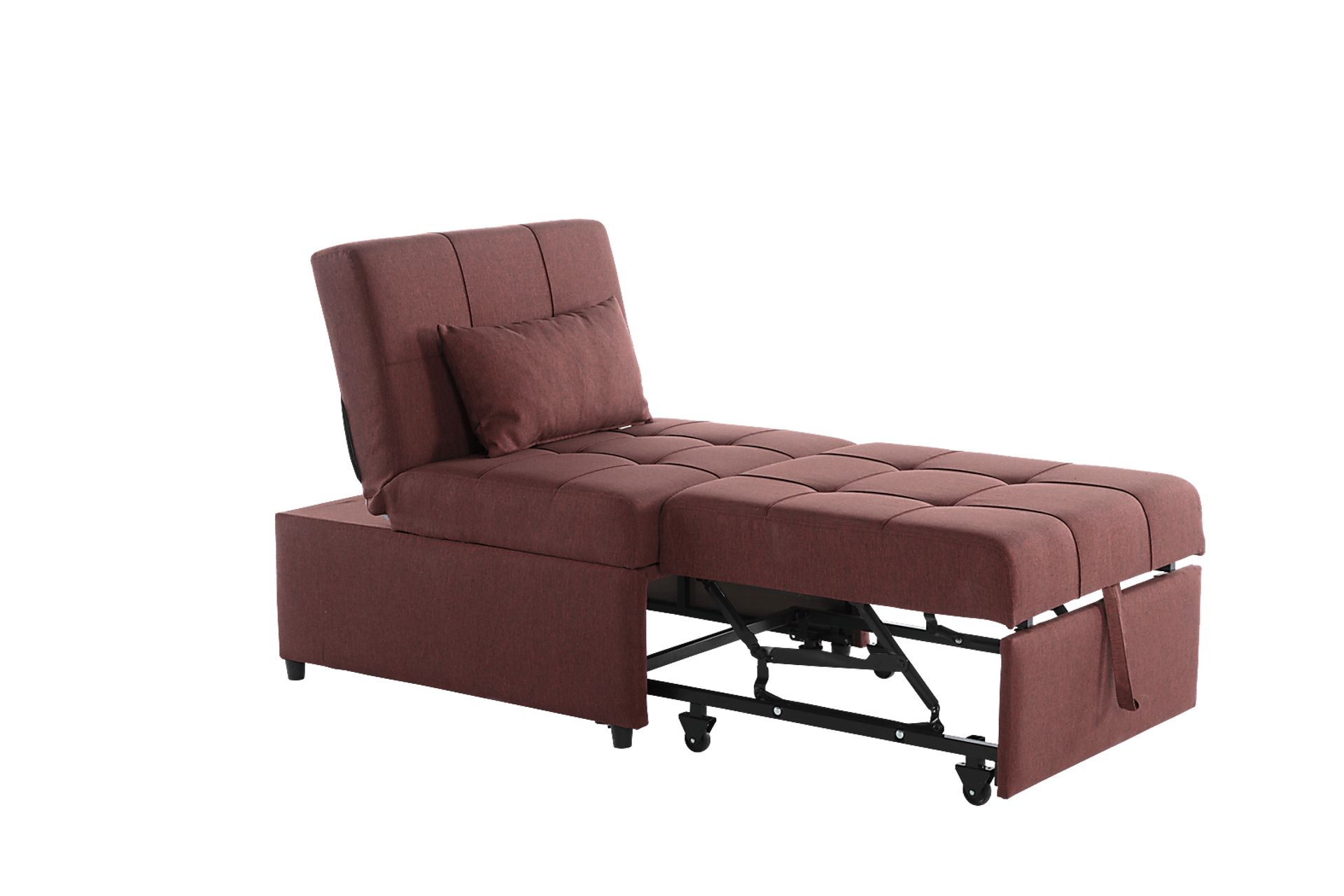 Traskwood Burgundy Sleeper Chair - Image 8