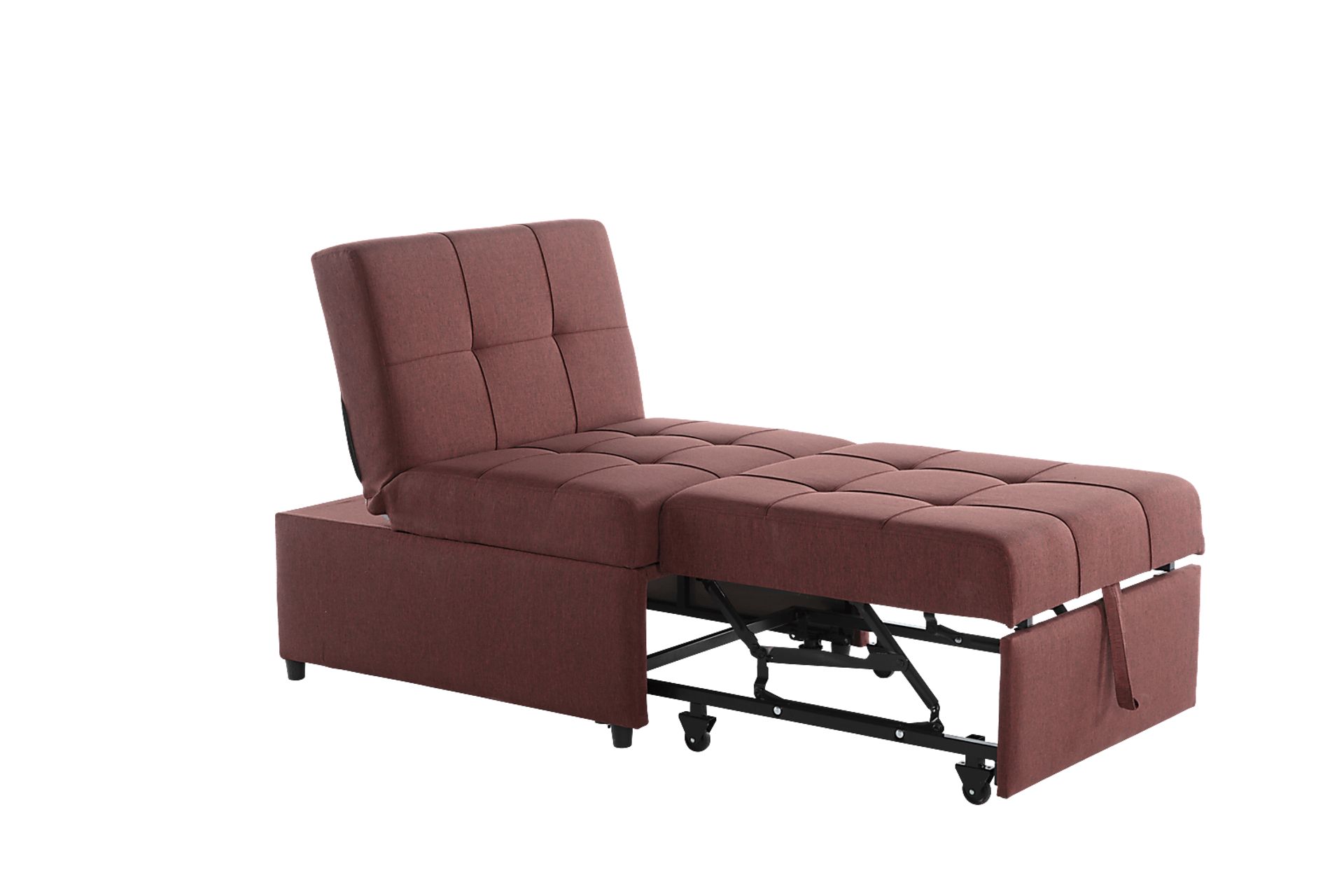 Traskwood Burgundy Sleeper Chair - Image 9