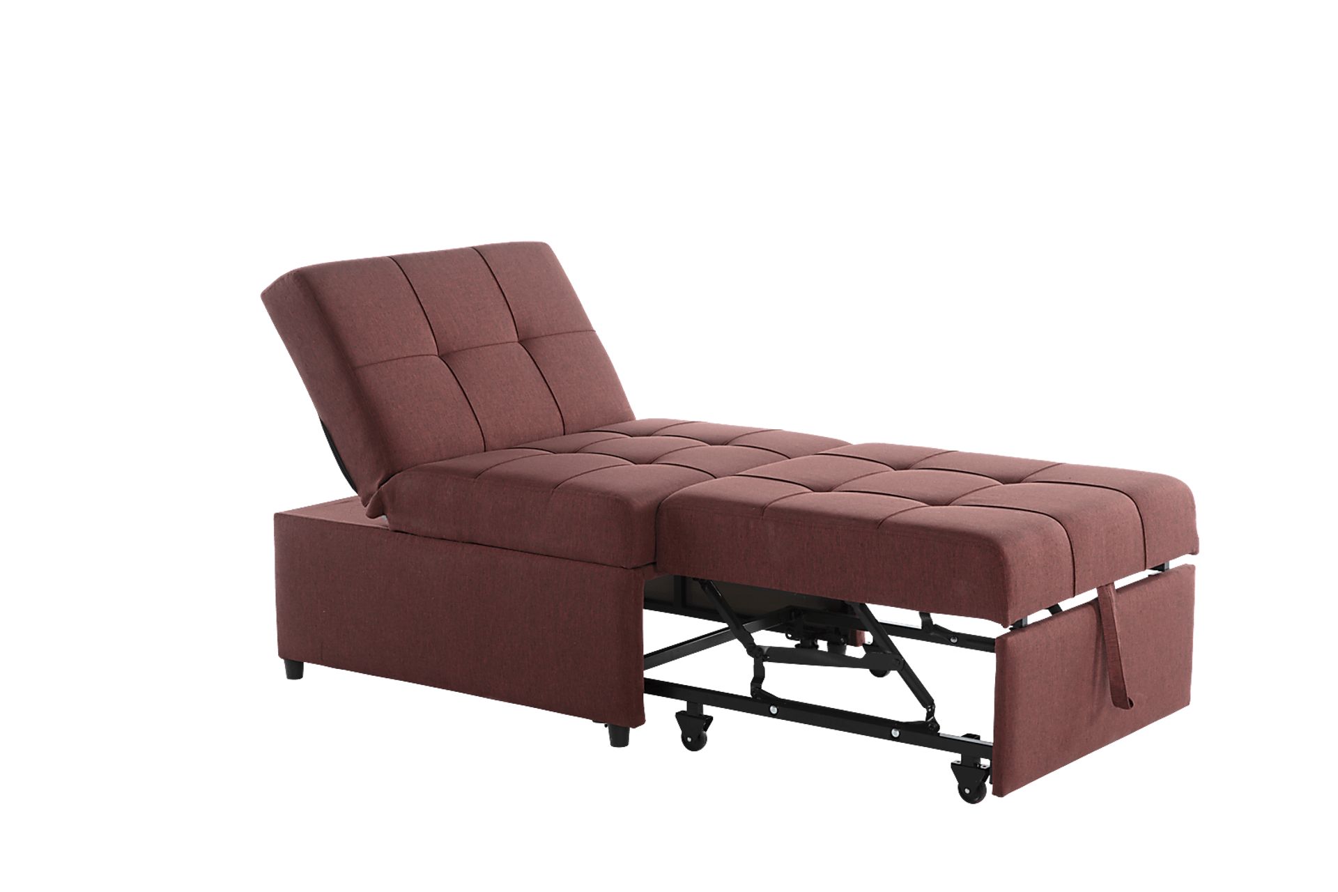 Traskwood Burgundy Sleeper Chair - Image 10