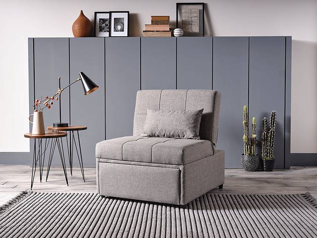 Traskwood Gray Sleeper Chair - Thumbnail - Image 12
