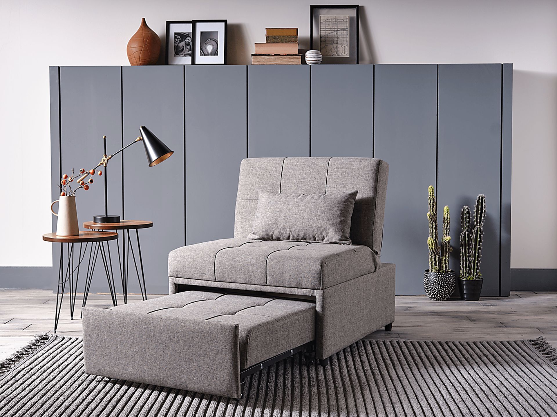 Traskwood Gray Sleeper Chair - Image 13