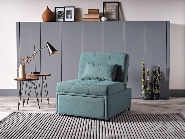 Traskwood Green Sleeper Chair - Thumbnail - Image 11