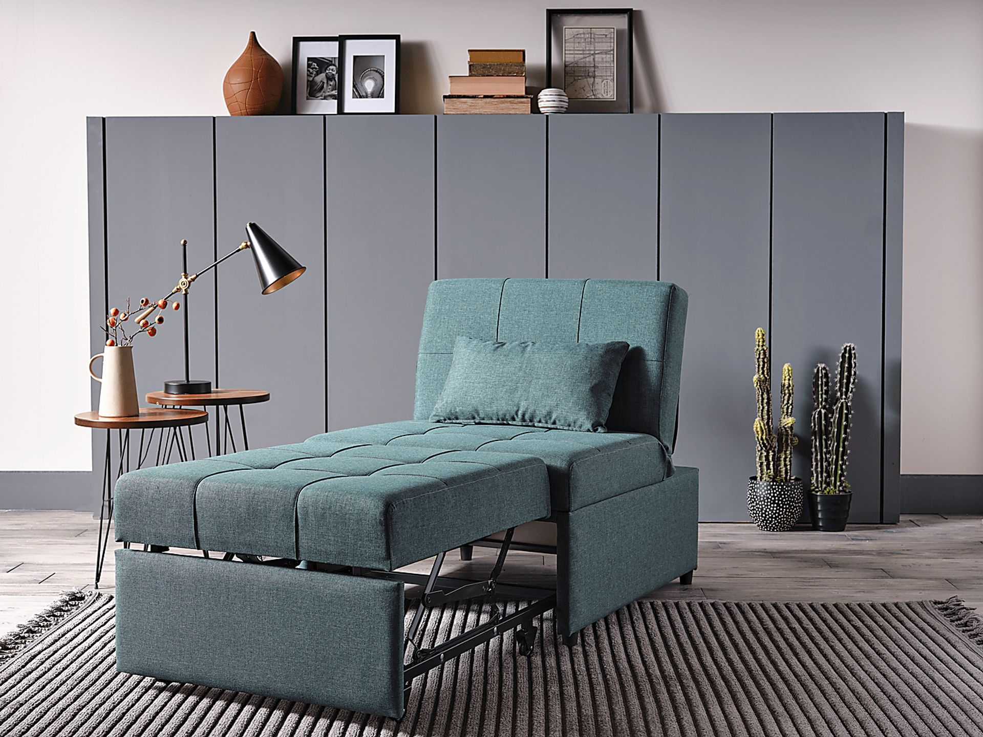 Traskwood Green Sleeper Chair - Image 14