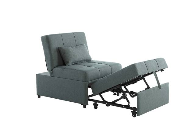 Traskwood Green Sleeper Chair - Thumbnail - Image 7