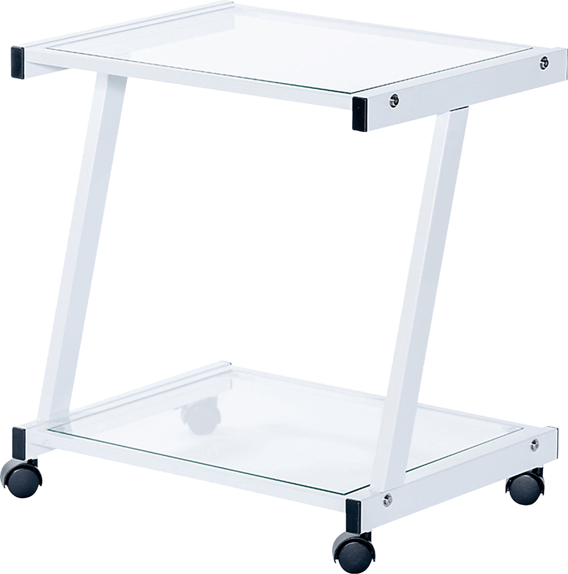 Trauger White Printer Cart - Image 1