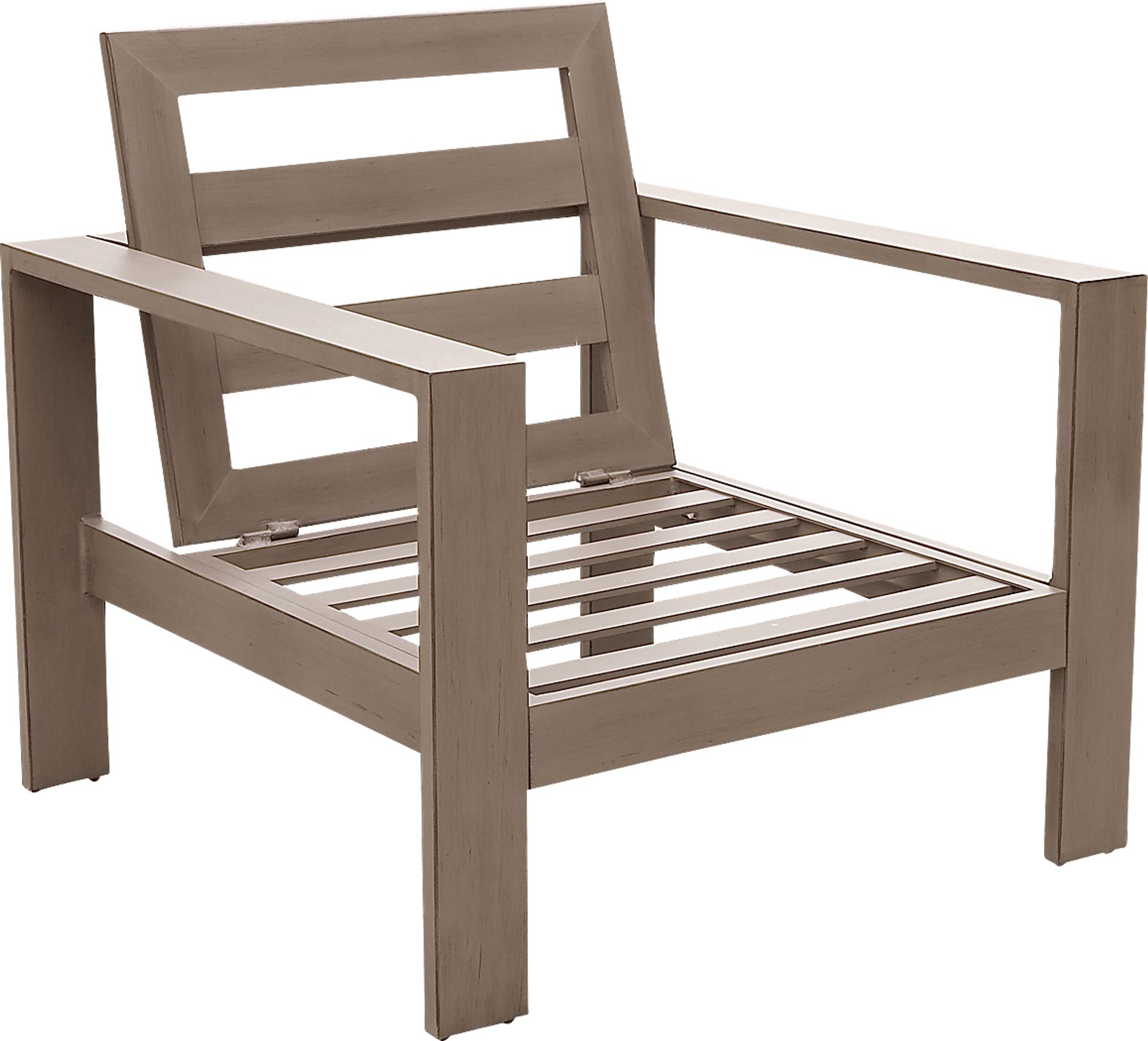 Travar Tan 3 Pc Outdoor Seating Set with Cream Cushions - Image 3