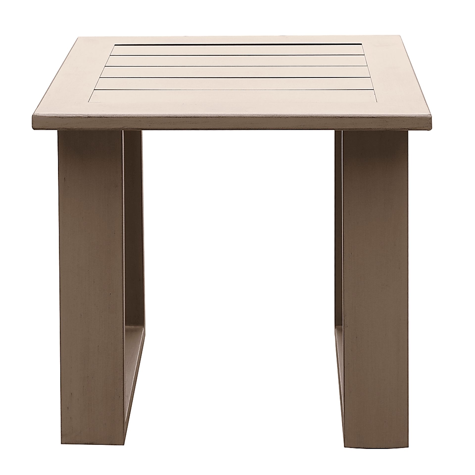 Travar Tan 3 Pc Outdoor Seating Set with Cream Cushions - Image 6