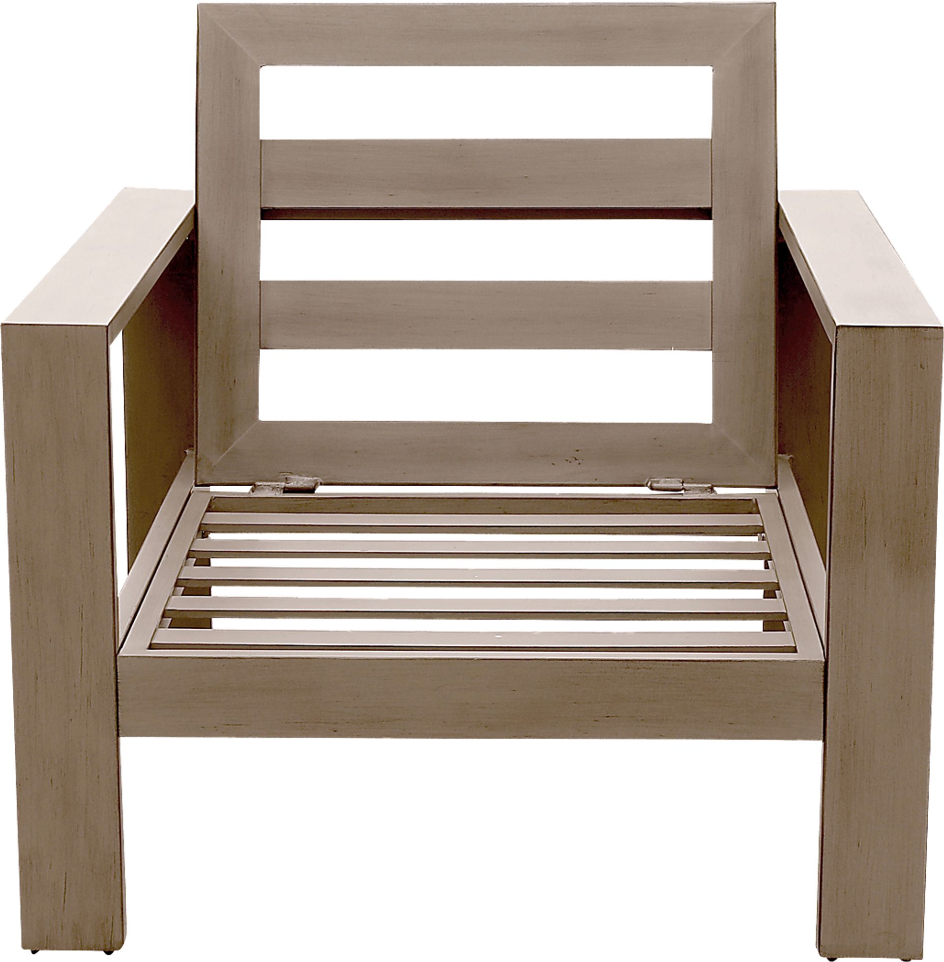 Travar Tan 5 Pc Outdoor Seating Set with Cream Cushions - Image 3