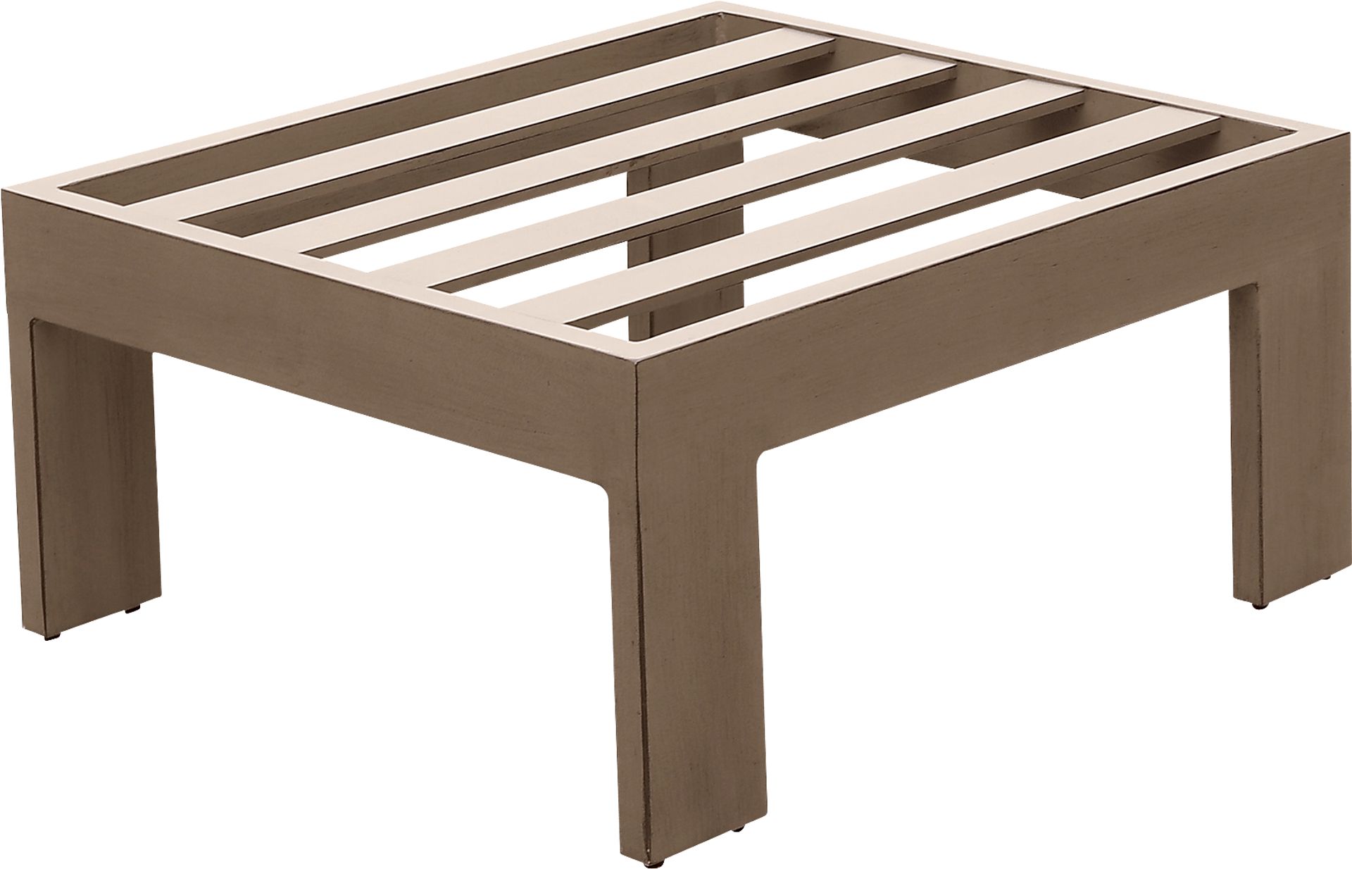 Travar Tan 5 Pc Outdoor Seating Set with Cream Cushions - Image 5