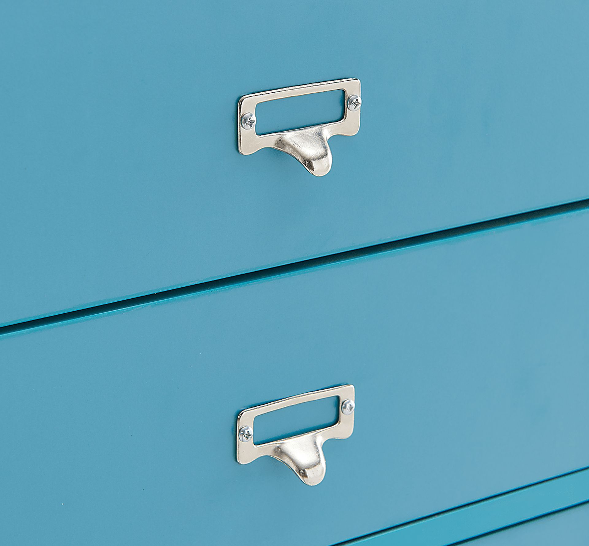 Travia Blue Folding Desk - Image 4