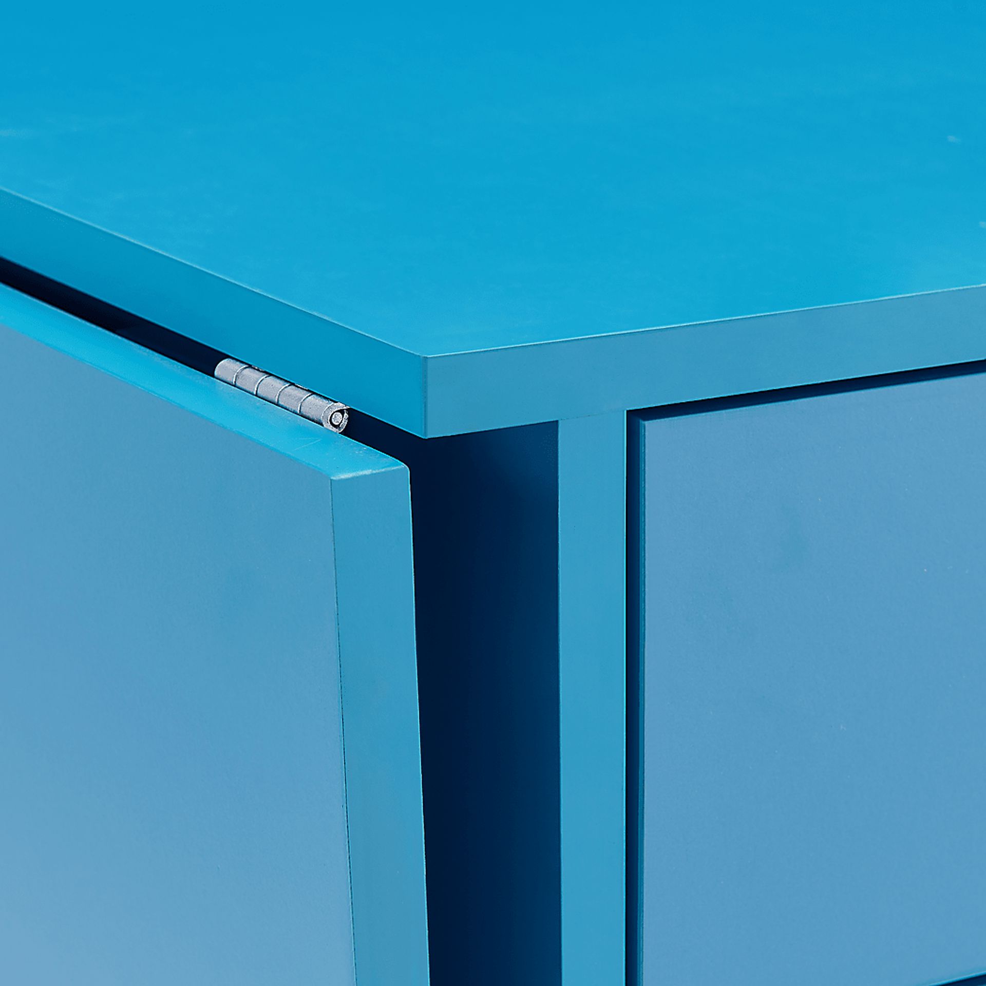 Travia Blue Folding Desk - Image 5