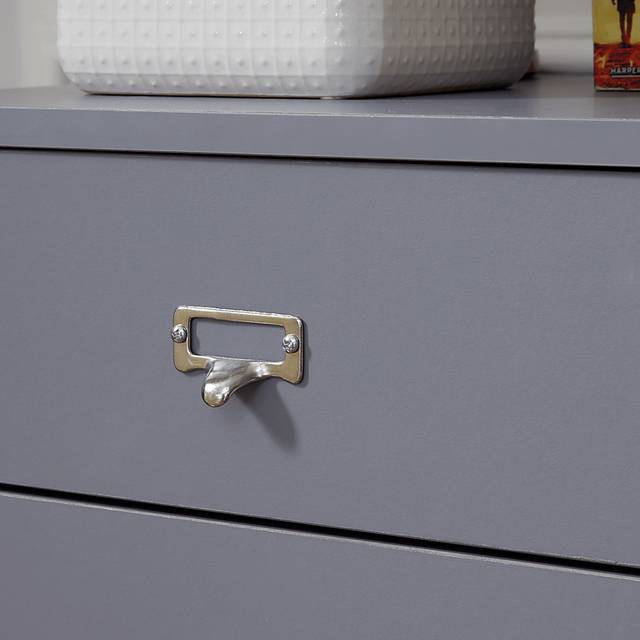 Travia Gray Folding Desk - Thumbnail - Image 3