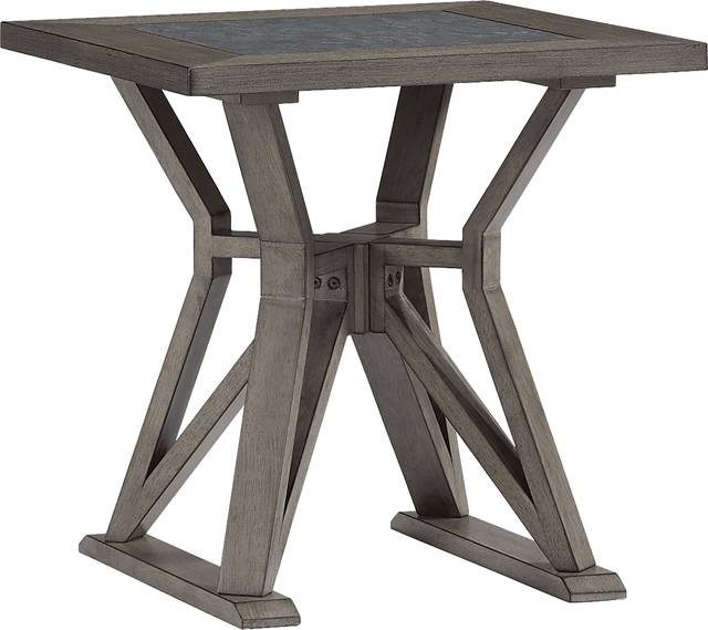 Travistock Gray End Table - Thumbnail - Image 1