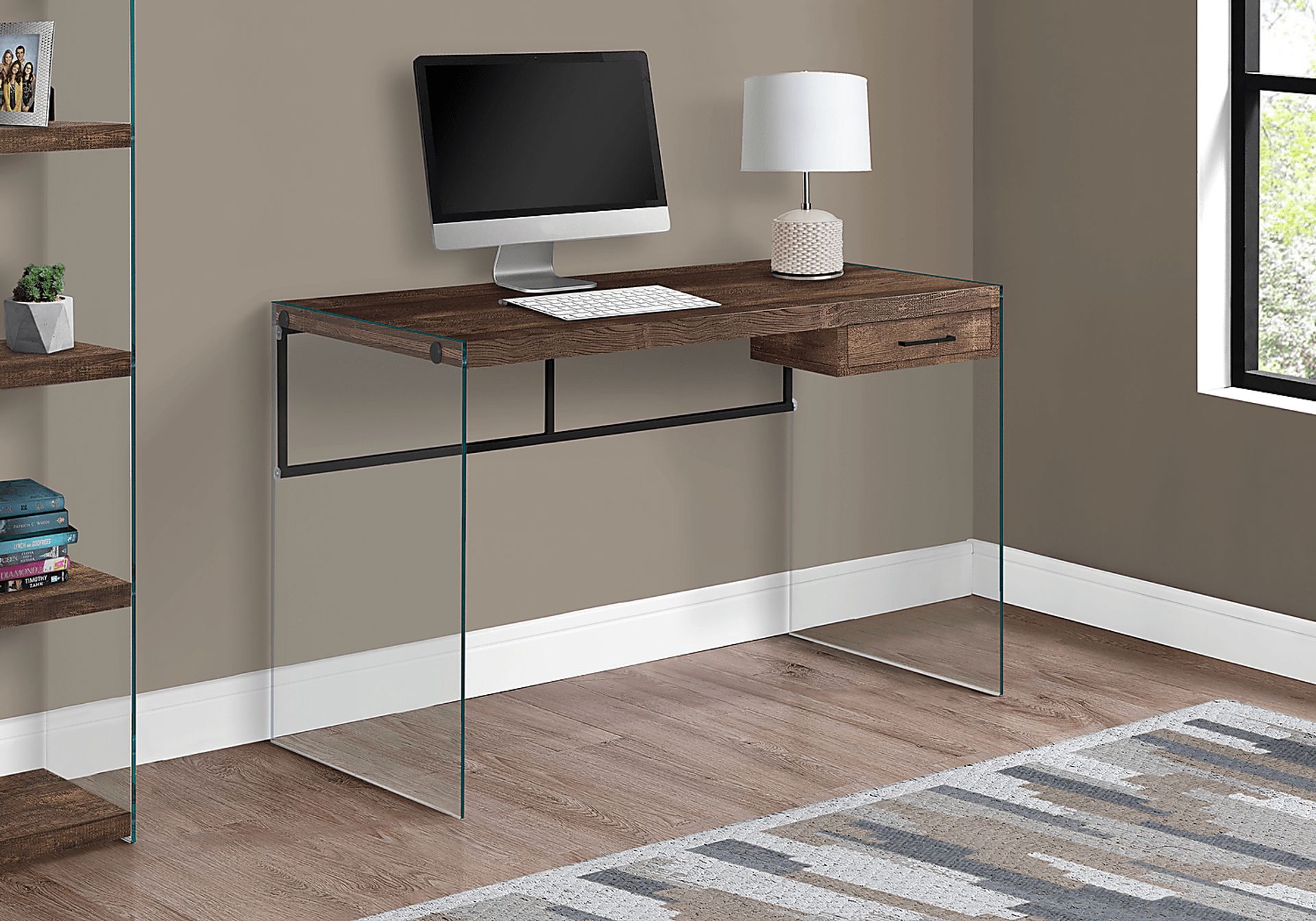 Trayhead Brown Desk - Image 2