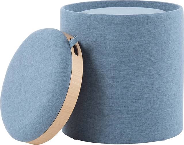 Traymore Blue Ottoman, Set of 2 - Thumbnail - Image 5