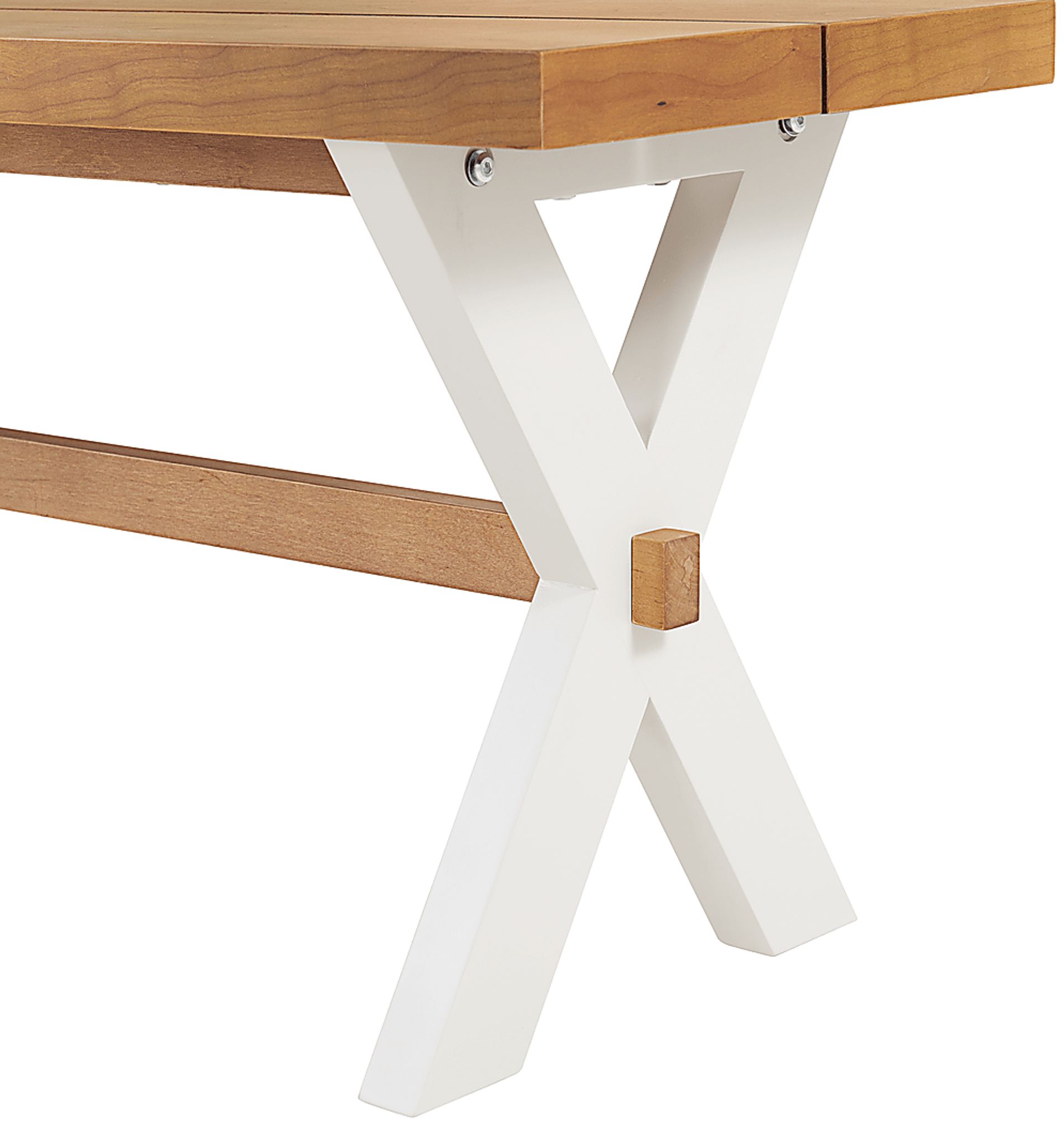 Trebruk White Dining Bench - Image 3