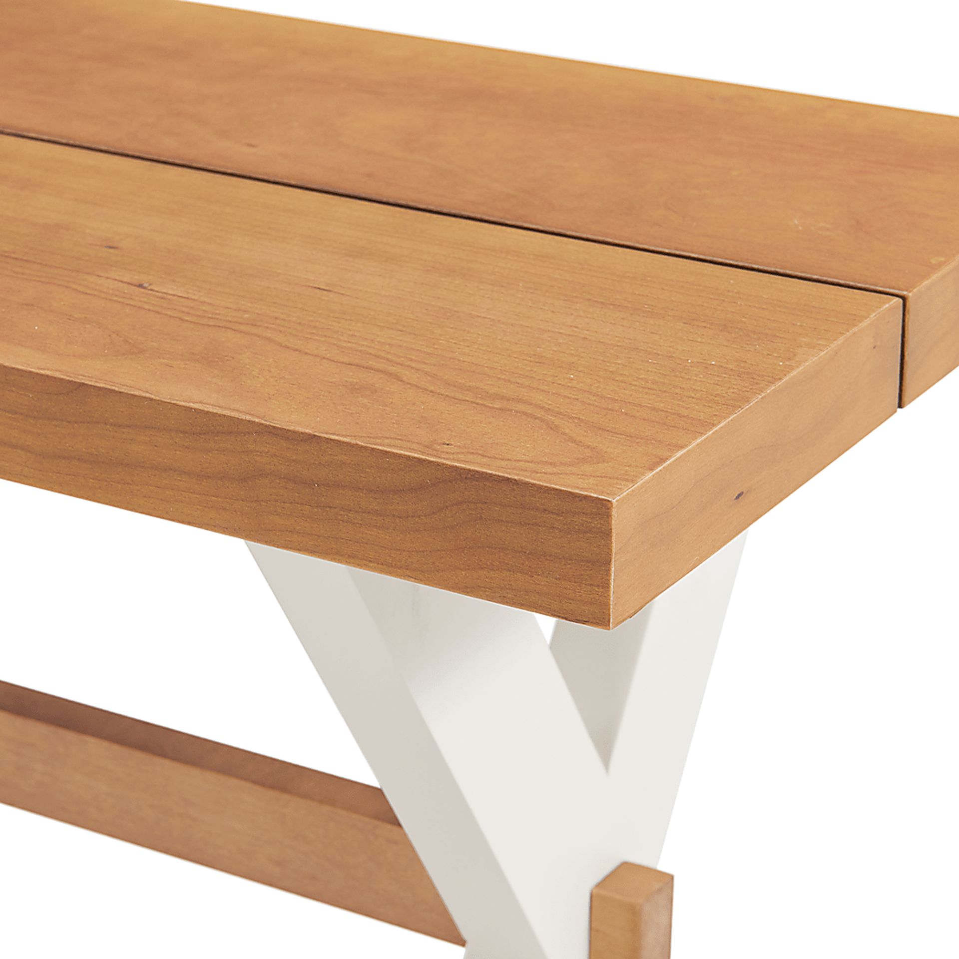 Trebruk White Dining Bench - Image 4