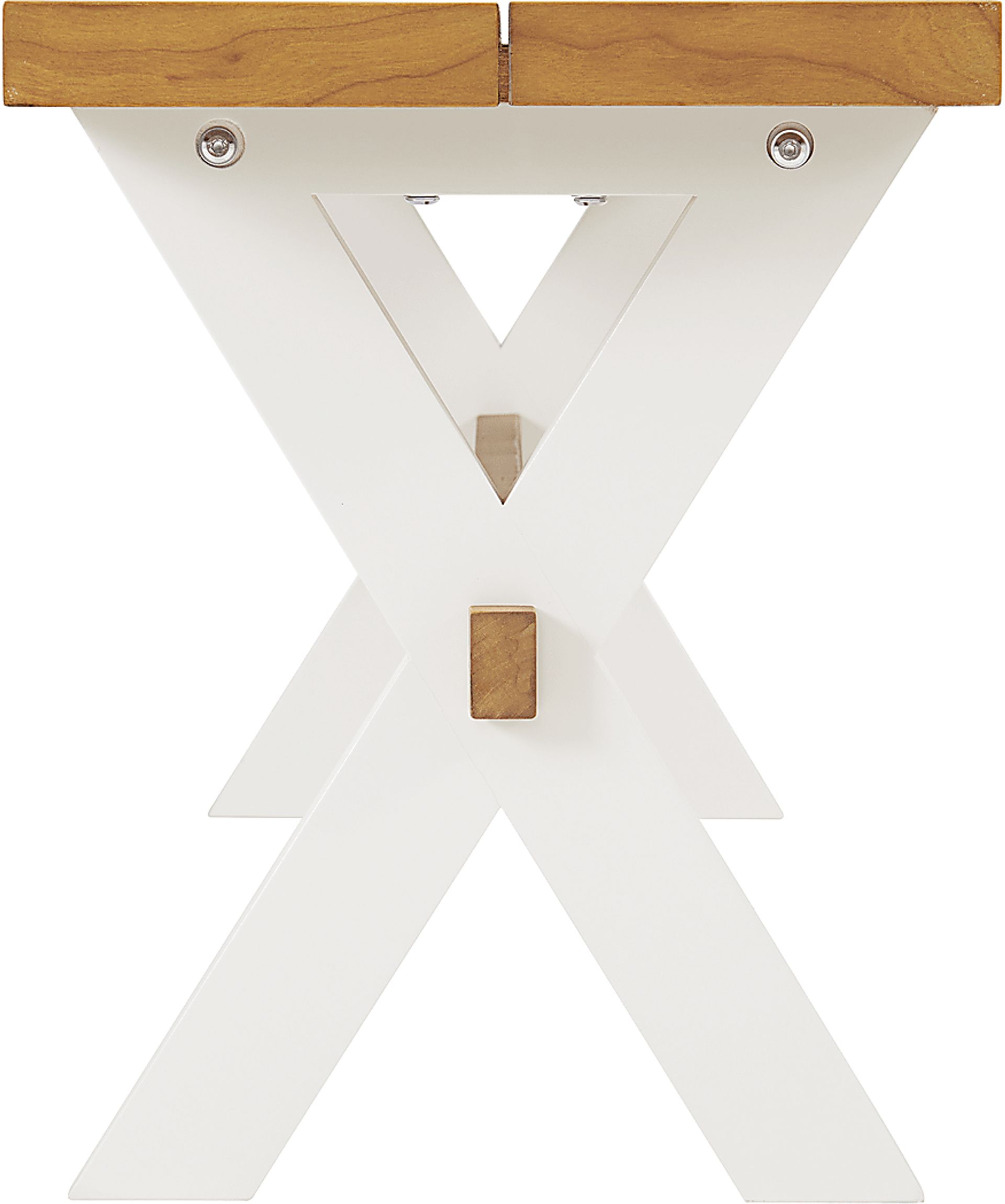 Trebruk White Dining Bench - Image 6