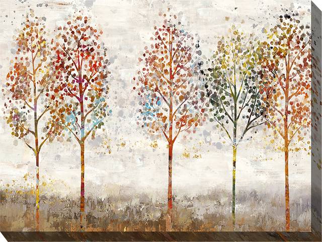 Tree Stand Beige Indoor/Outdoor Wall Art - Thumbnail - Image 1