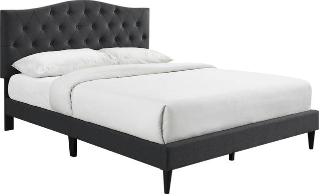 Treebrooke Charcoal Queen Bed - Thumbnail - Image 1