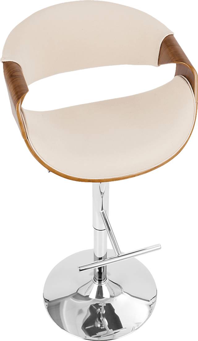 Trefore Cream Adjustable Barstool, Set of 2 - Thumbnail - Image 11