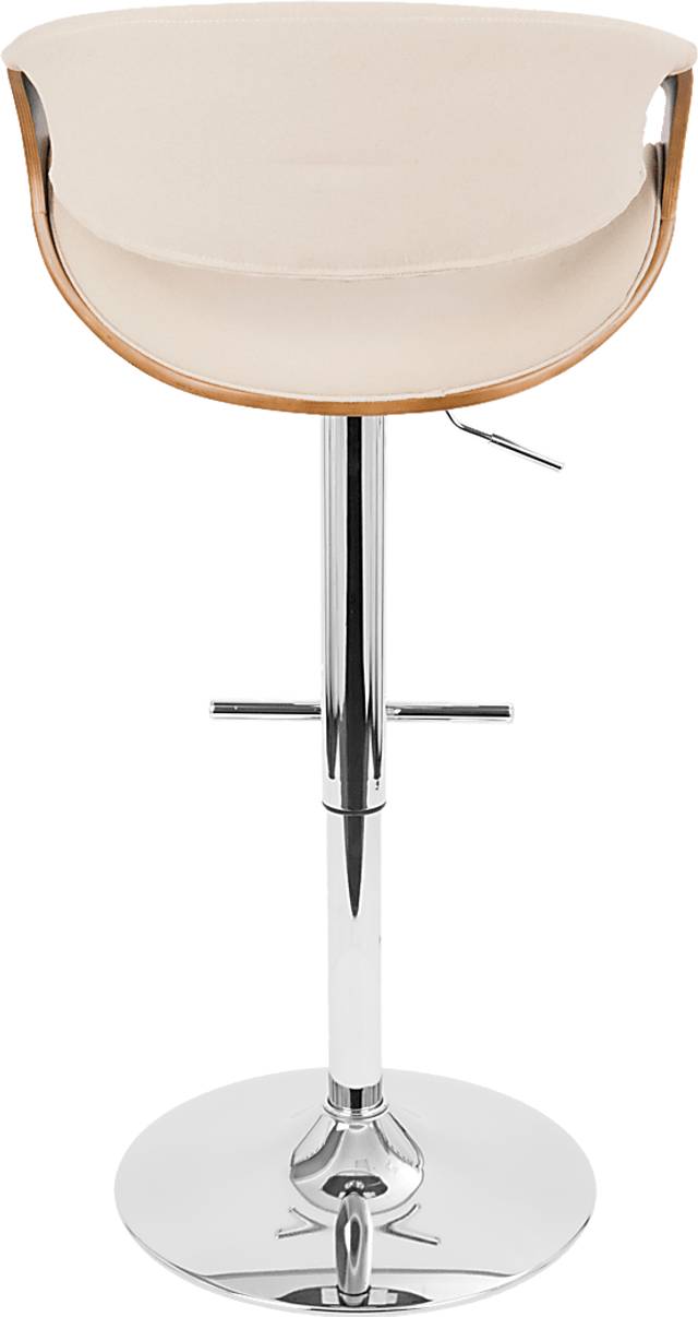 Trefore Cream Adjustable Barstool, Set of 2 - Thumbnail - Image 4