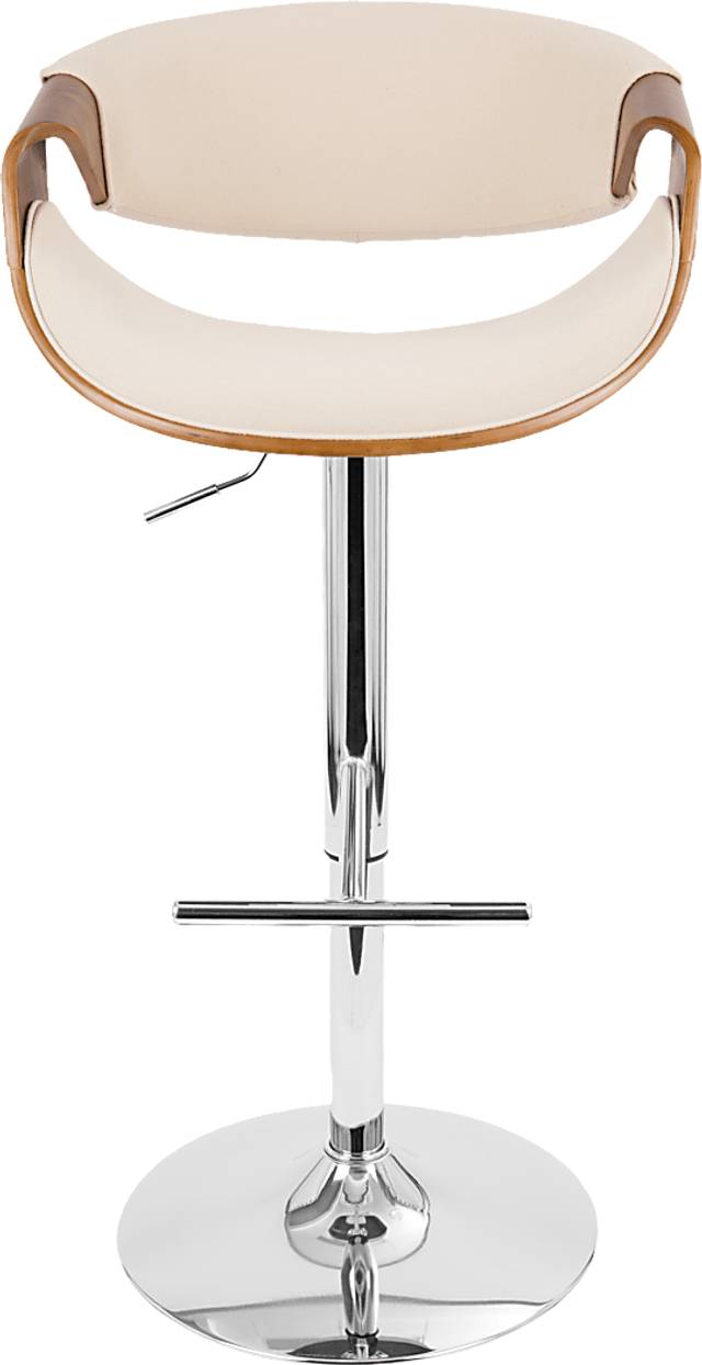 Trefore Cream Adjustable Barstool, Set of 2 - Thumbnail - Image 5