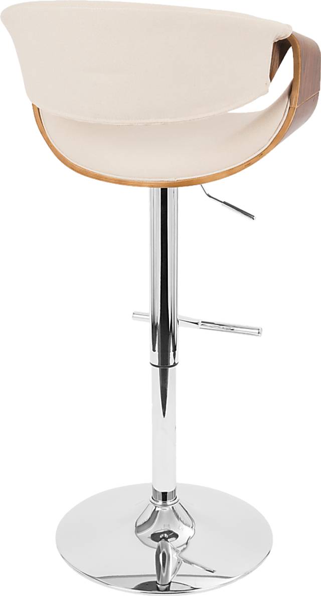 Trefore Cream Adjustable Barstool, Set of 2 - Thumbnail - Image 6