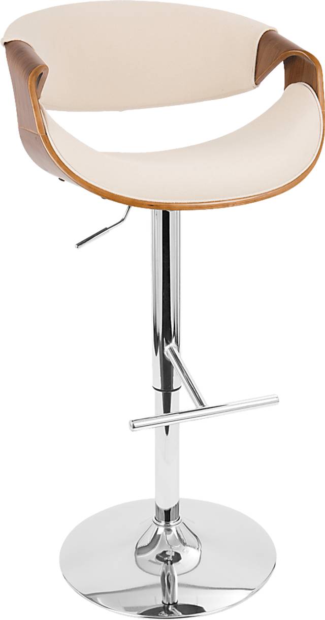 Trefore Cream Adjustable Barstool, Set of 2 - Thumbnail - Image 8