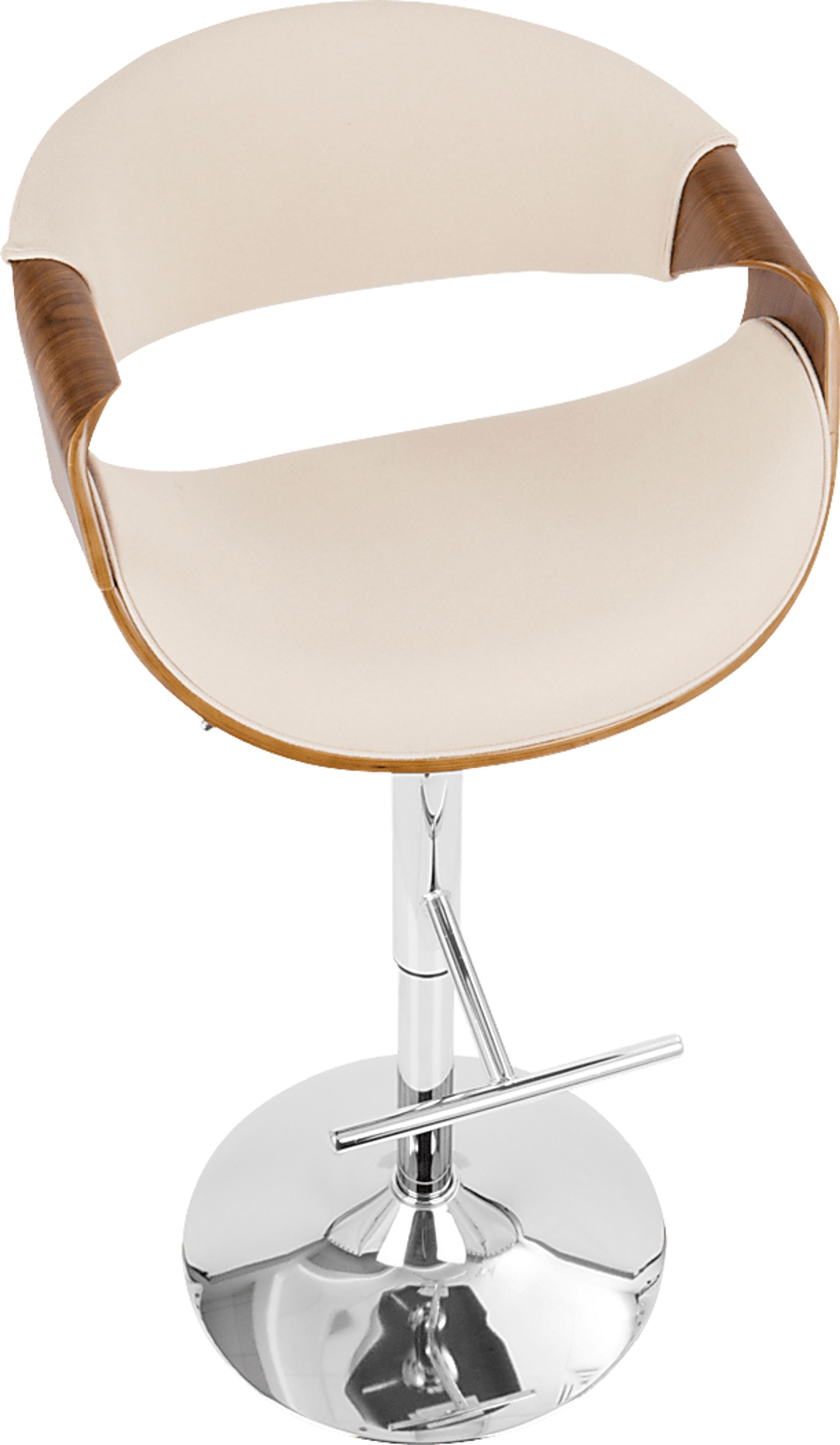 Trefore Cream Adjustable Swivel Barstool, Set of 3 - Image 8