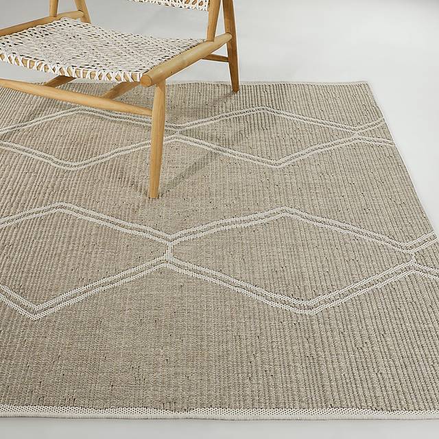 Treillis Taupe 5'3 x 7' Rug - Thumbnail - Image 2