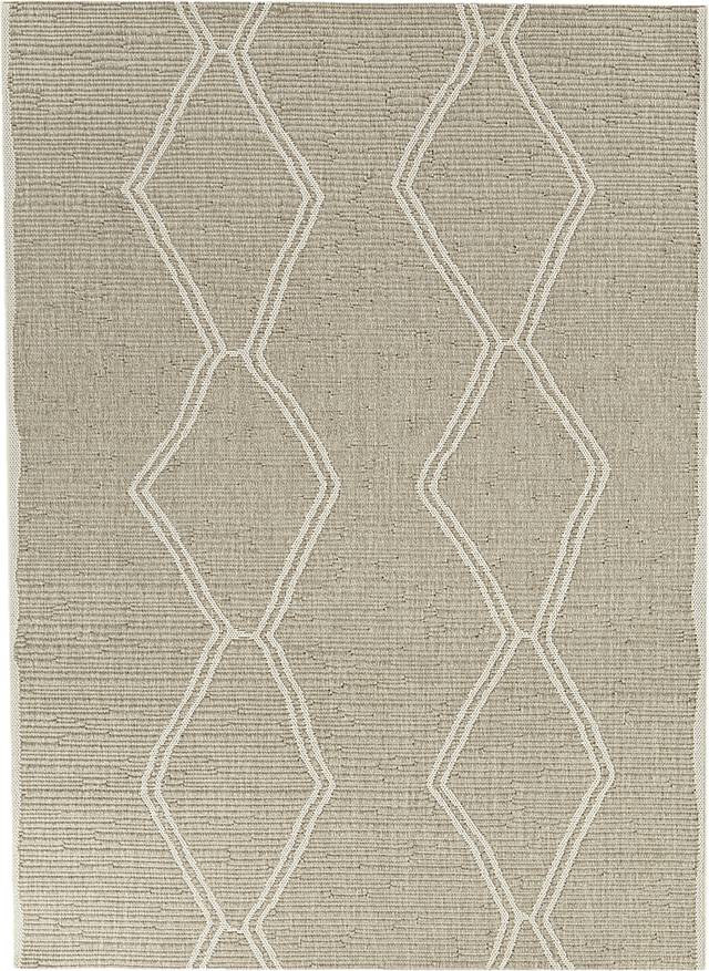 Treillis Taupe 5'3 x 7' Rug - Thumbnail - Image 1