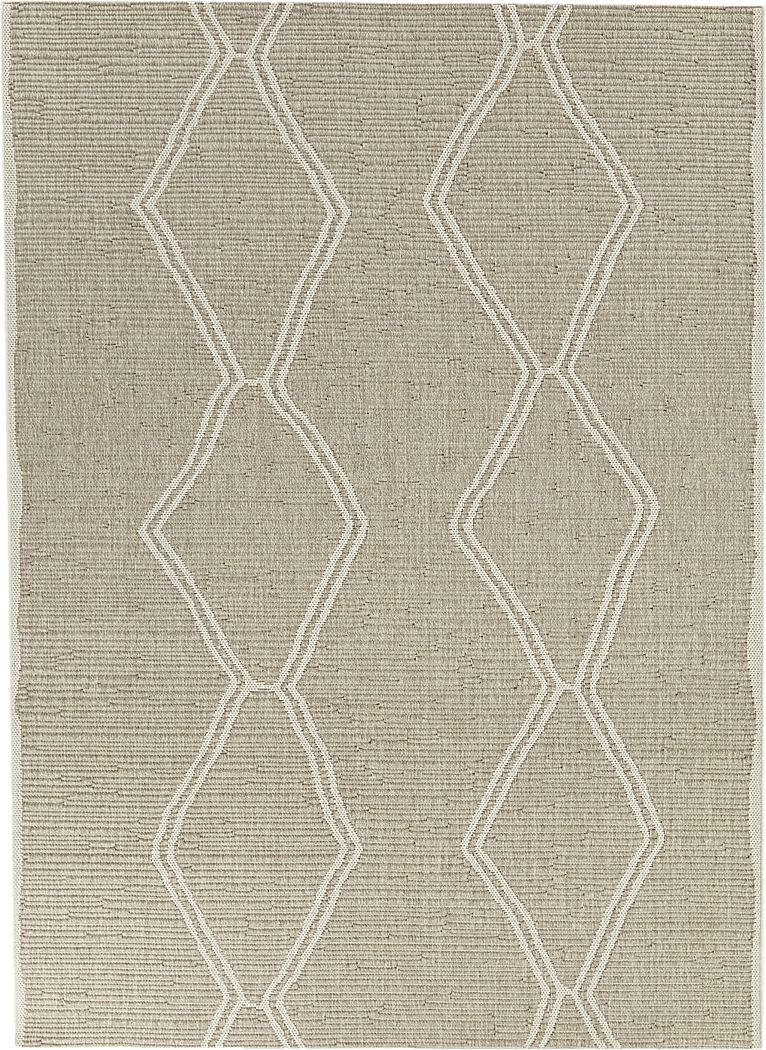Treillis Taupe 7'10 x 10' Rug