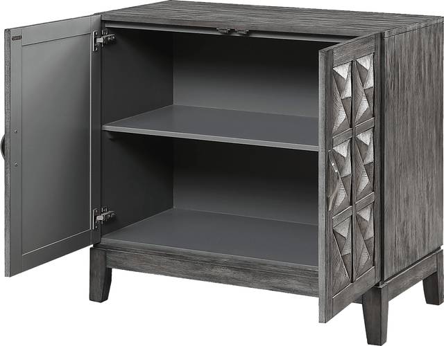 Trelawnley Gray Accent Cabinet - Thumbnail - Image 2