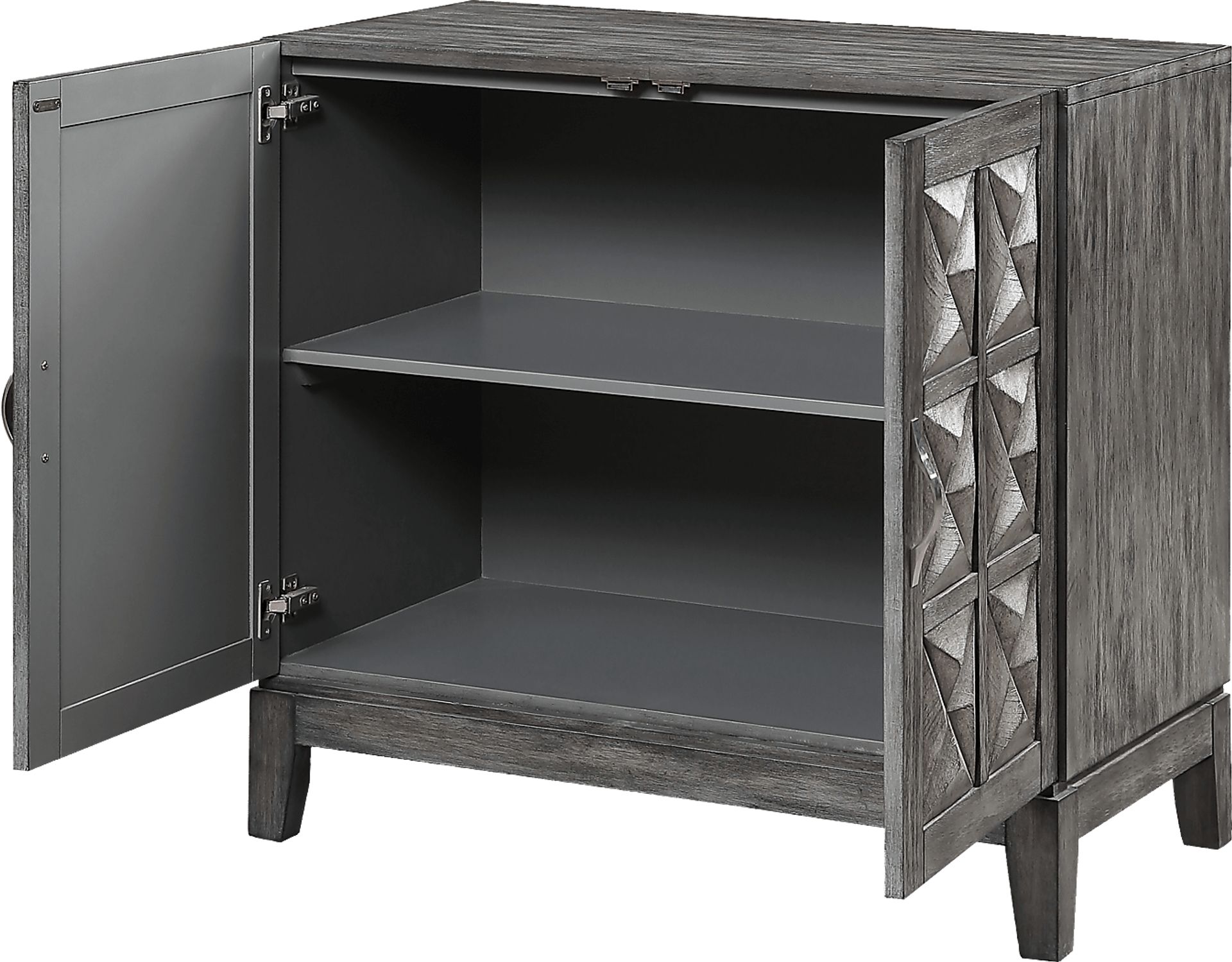 Trelawnley Gray Accent Cabinet - Image 2