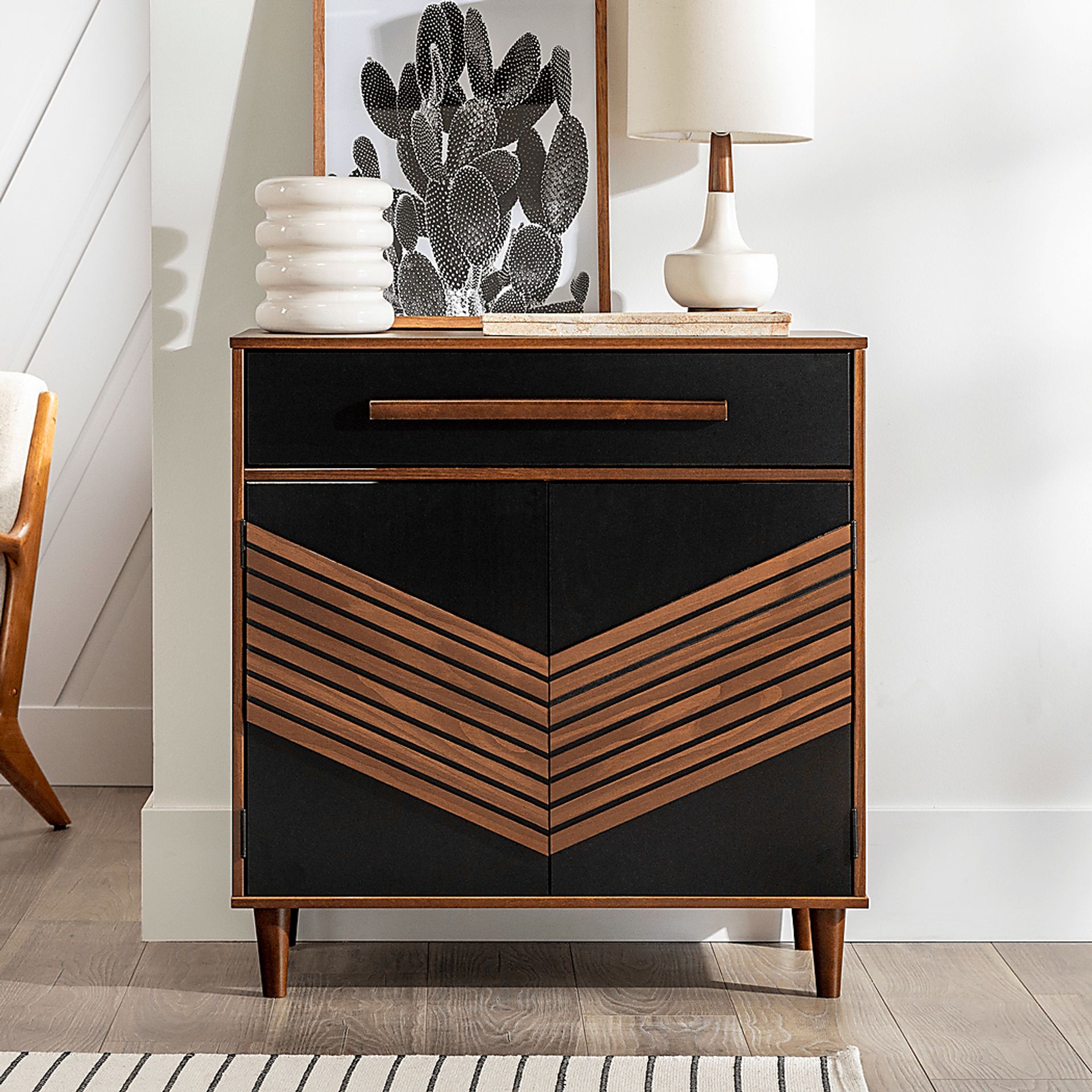 Trembeth Black Accent Cabinet - Image 4