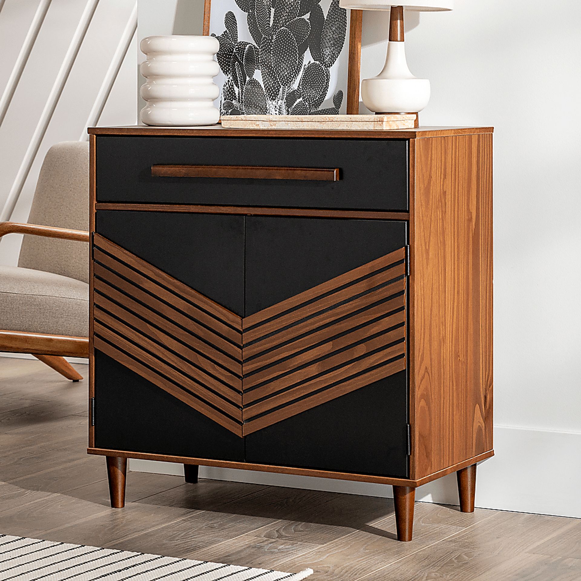 Trembeth Black Accent Cabinet - Image 5