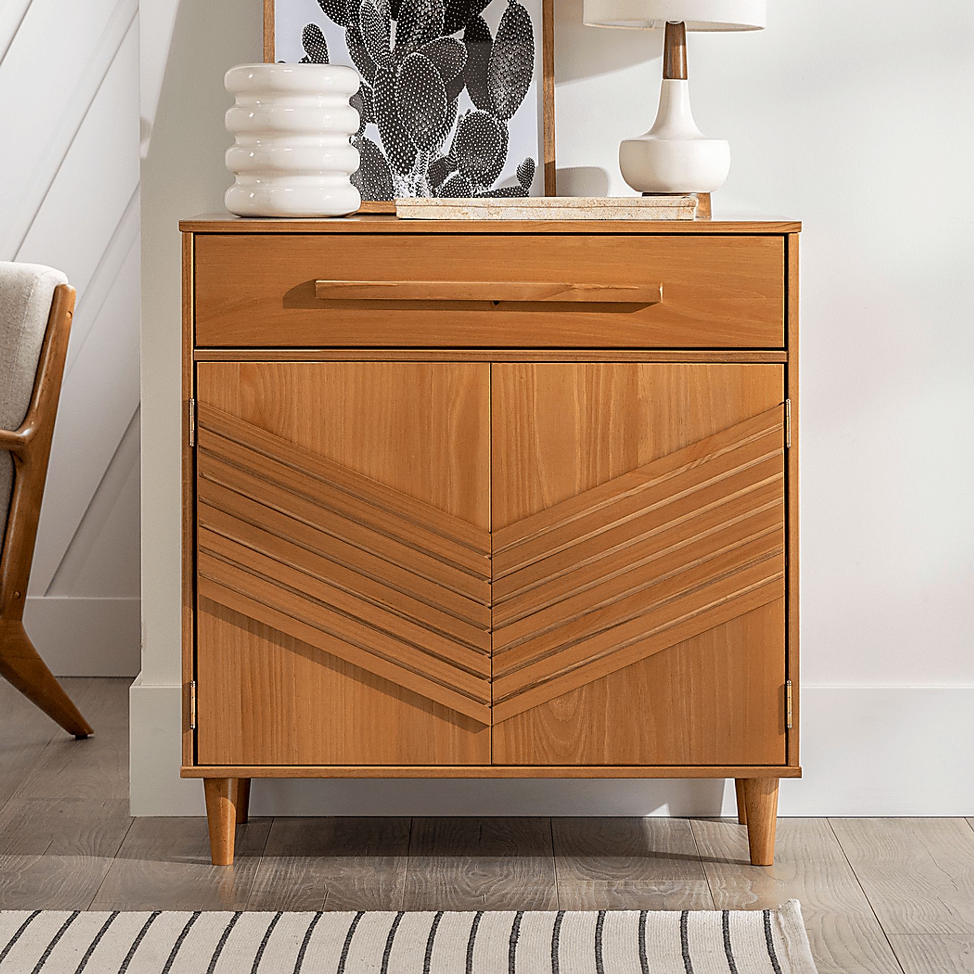 Trembeth Caramel Accent Cabinet - Image 4