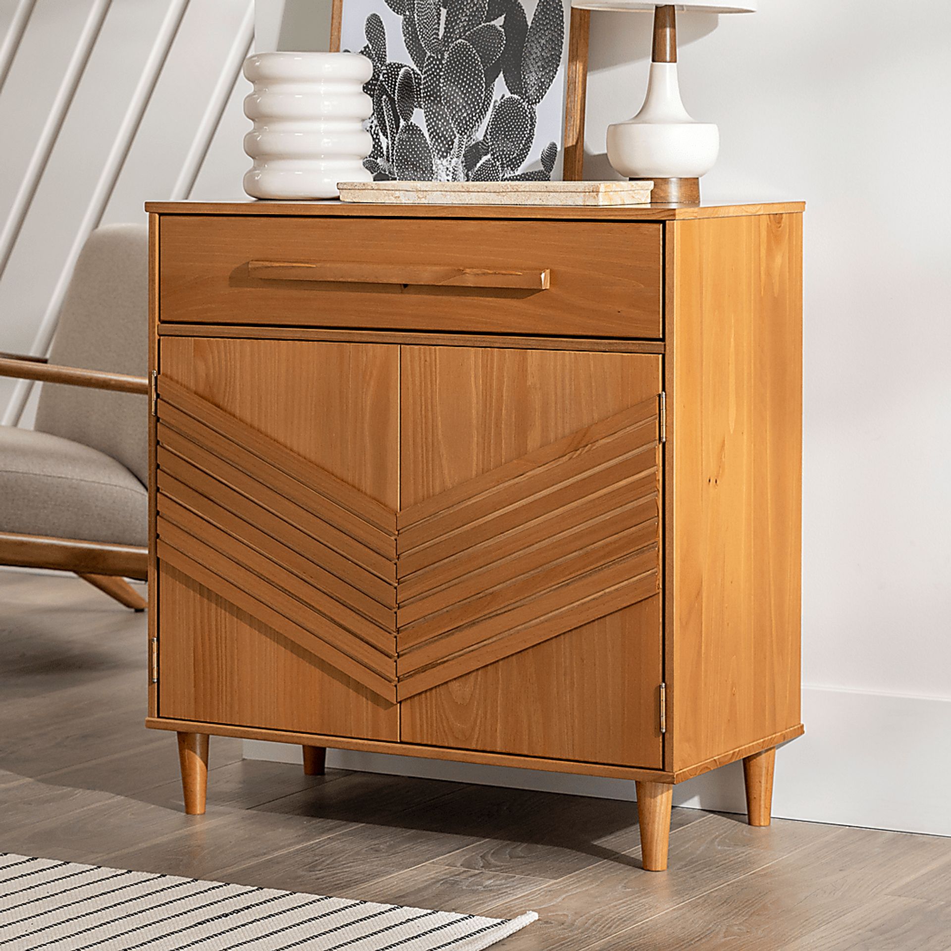 Trembeth Caramel Accent Cabinet - Image 5
