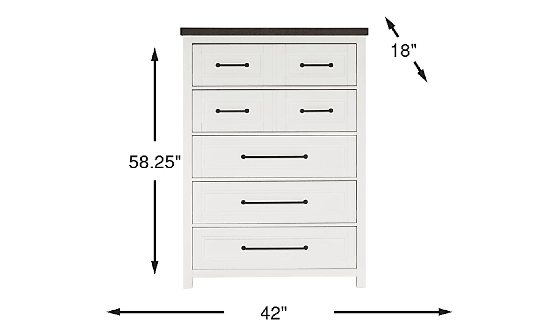 Dimension Image. Please refer to the Dimension Tab on this page for dimension details.
